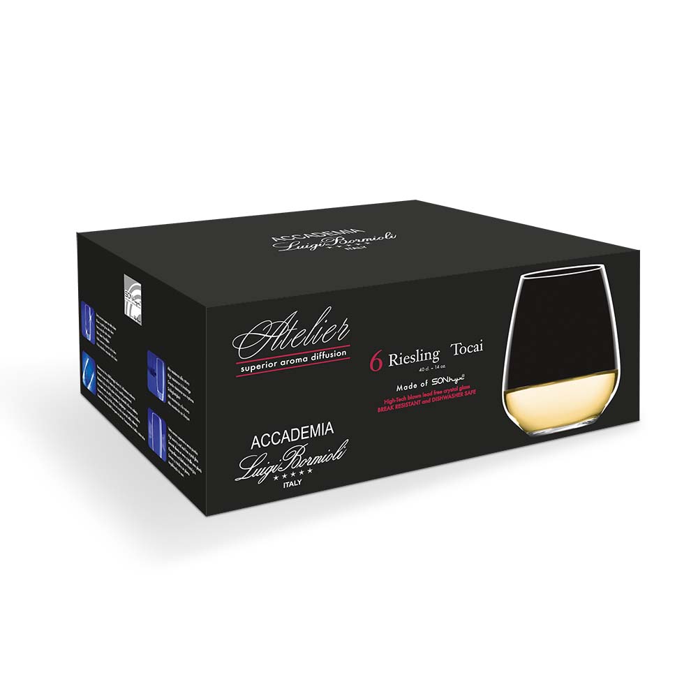 Luigi Bormioli Atelier Stemless Riesling 400ml 6 pack