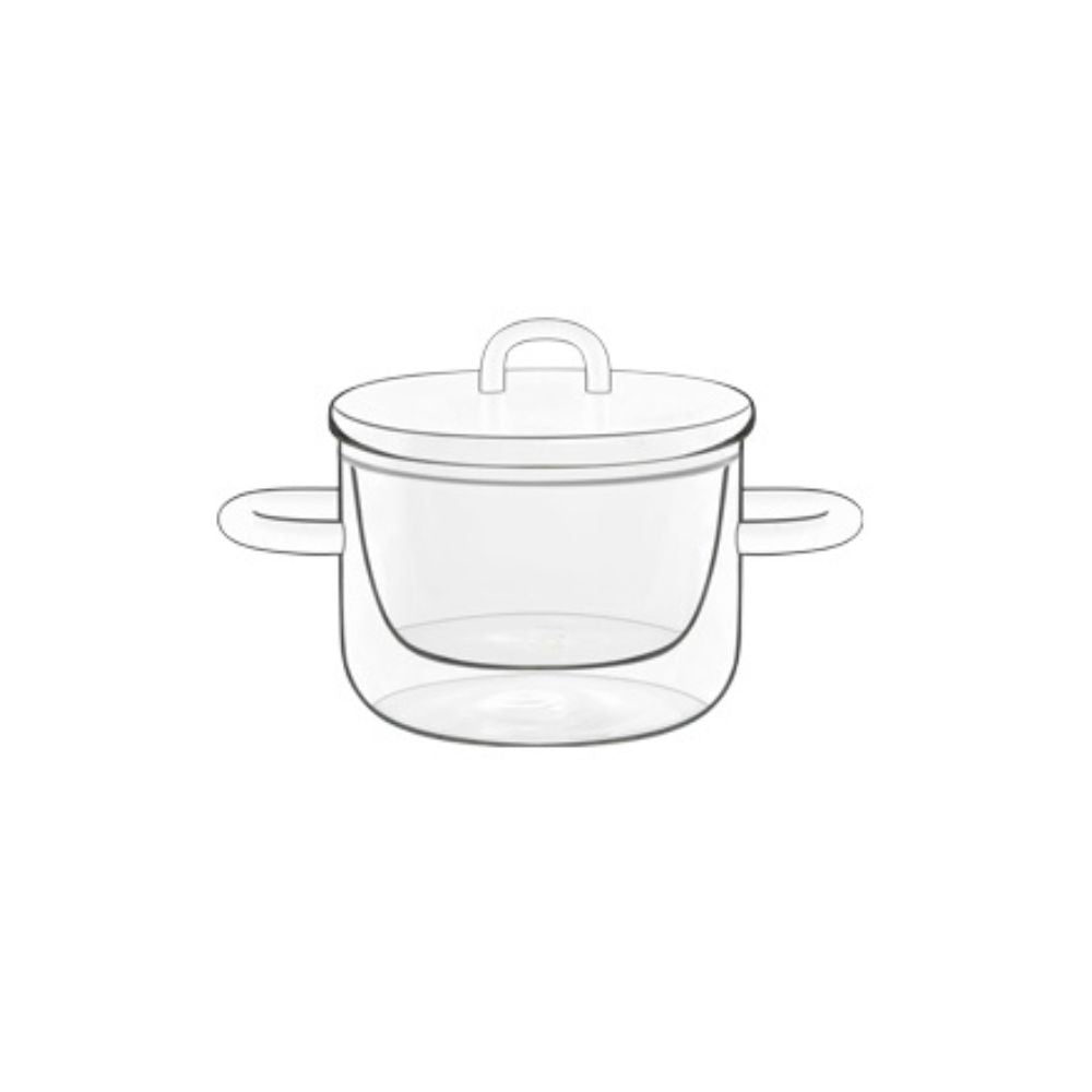 Luigi Bormioli Thermic Pot with Lid 250ml