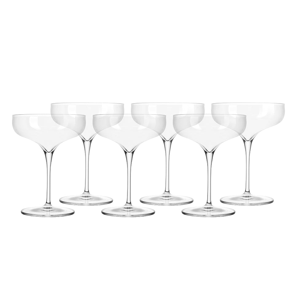 Luigi Bormioli Vinea Champagne Coupe 300ml Set of 6
