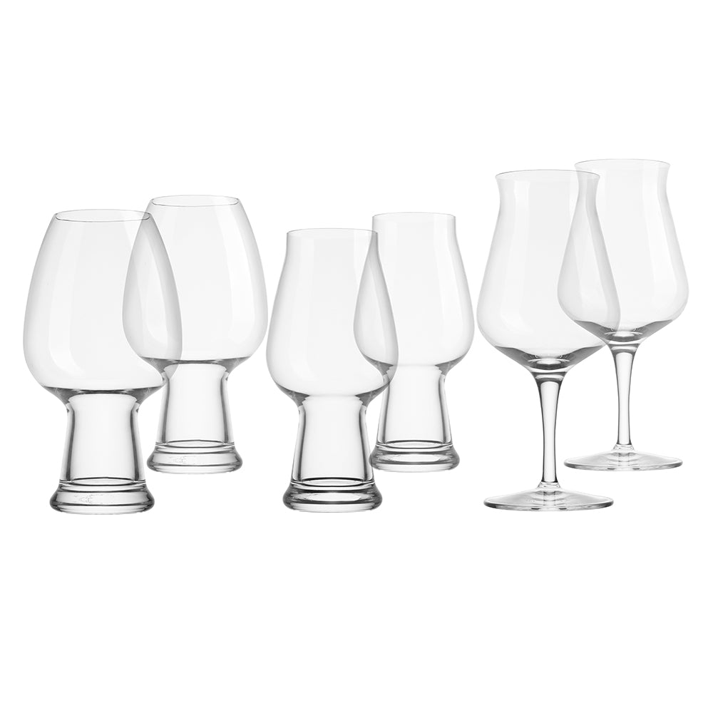 Luigi Bormioli Birrateque Mixed 6 pack