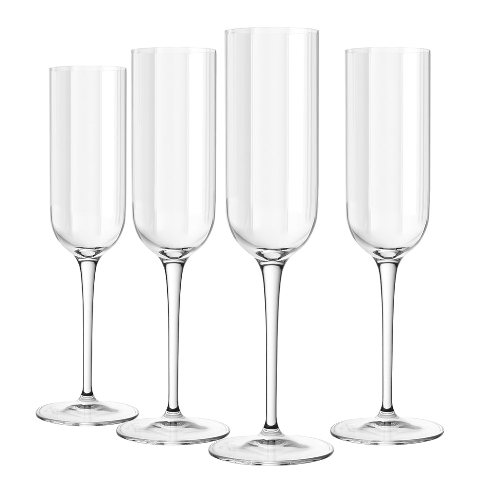 Luigi Bormioli Jazz Flute 210ml 4 pack