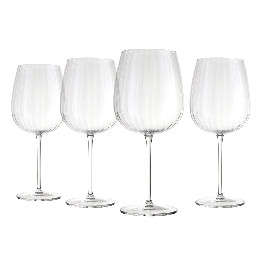 Luigi Bormioli Optica Gin / Burgundy 750ml 4 pack