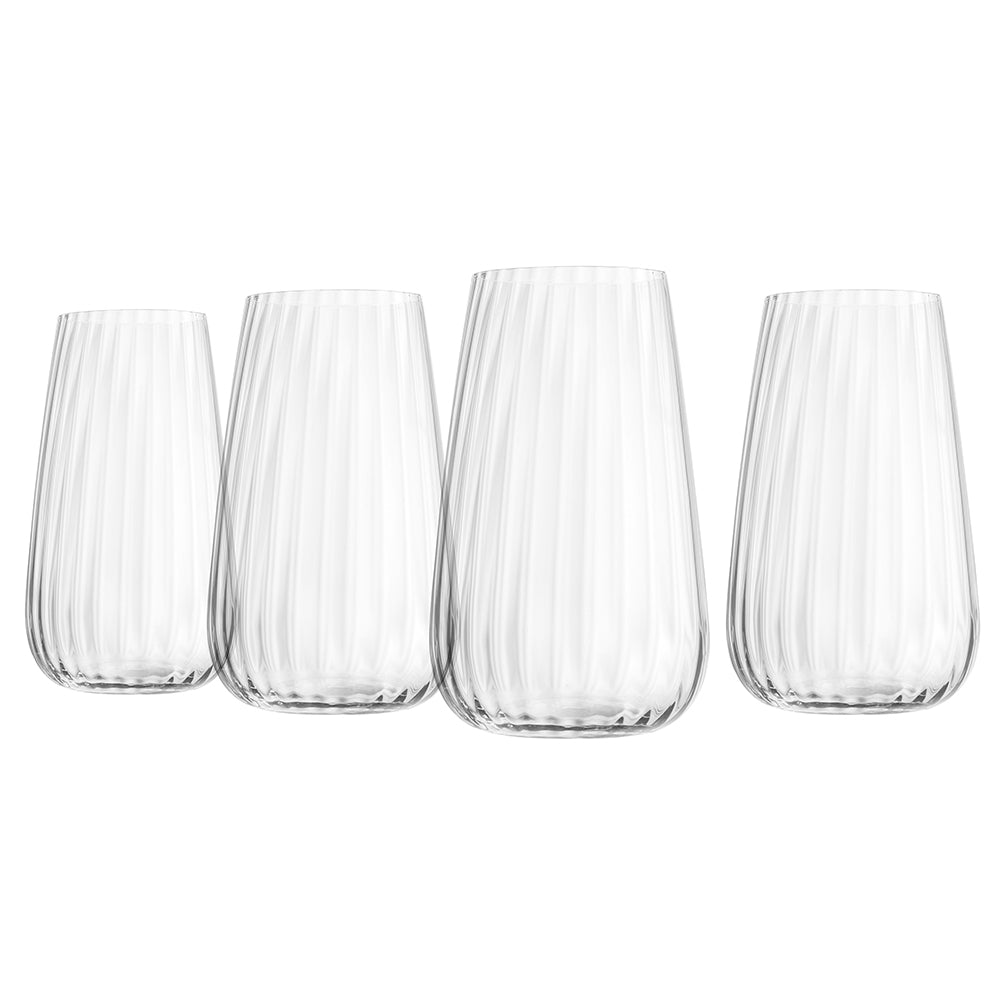 Luigi Bormioli Optica Large Stemless 570ml 4 pack