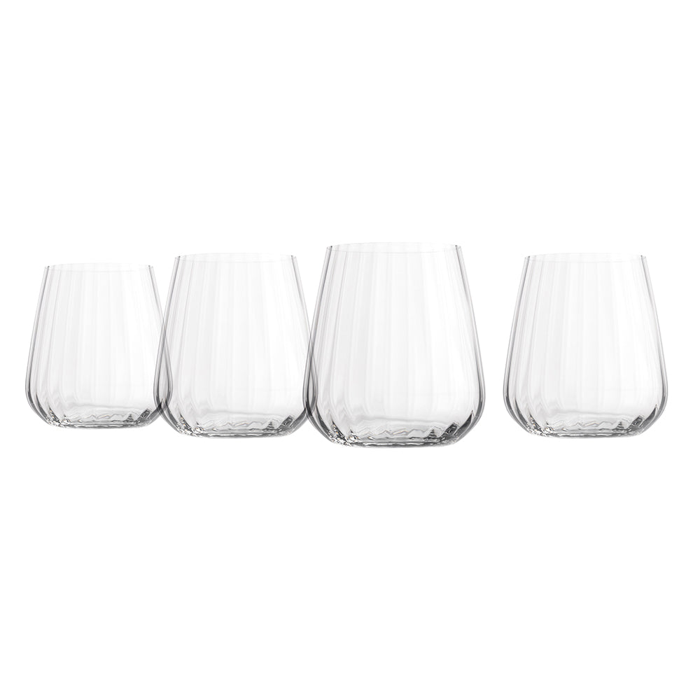 Luigi Bormioli Optica Small Stemless 450ml 4 pack
