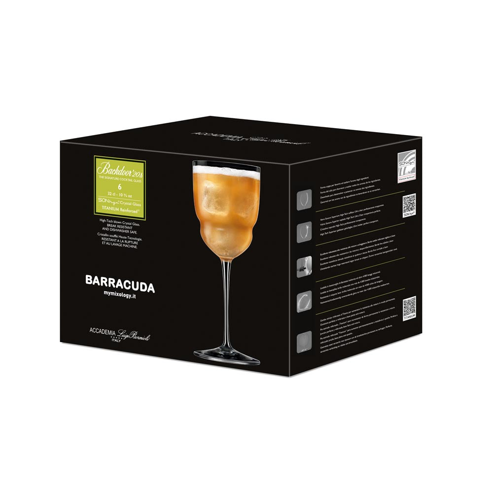 Luigi Bormioli Backdoor 20's Barracuda 320ml Set of 6