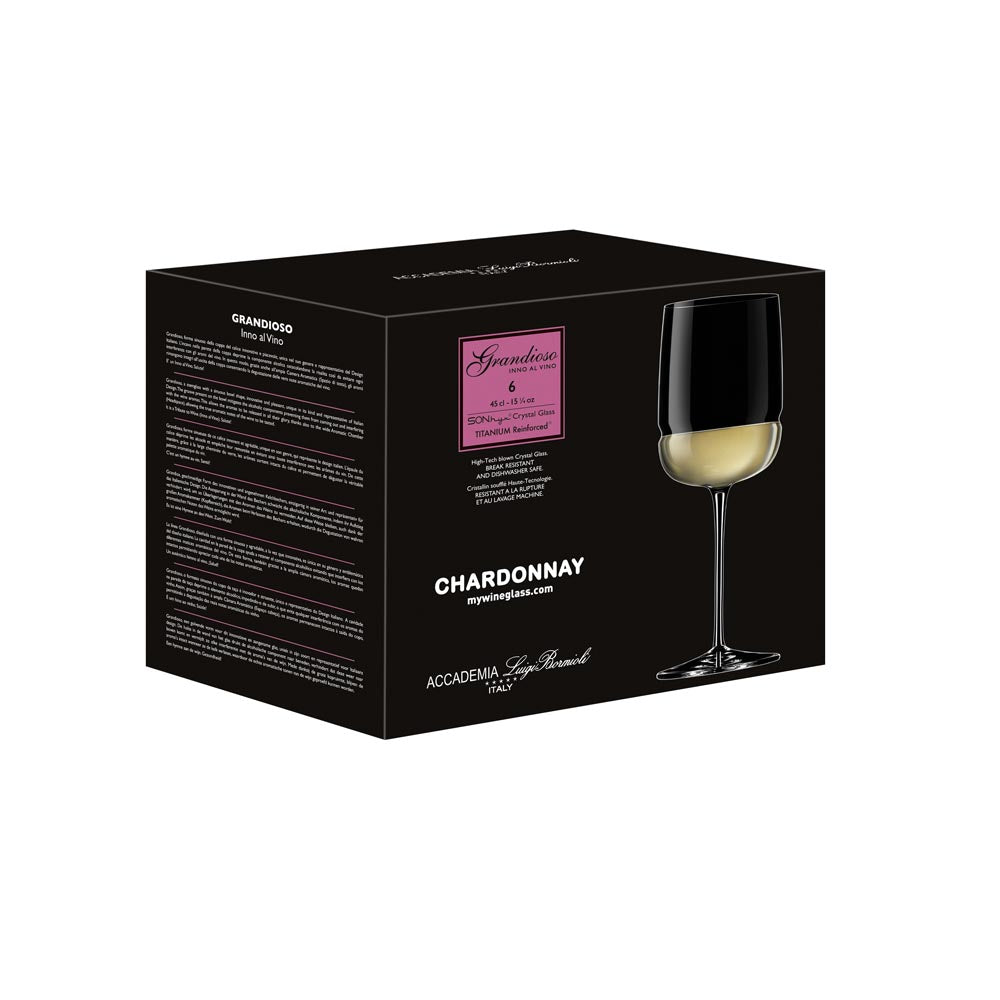 Luigi Bormioli Grandioso Chardonnay 450ml Set of 6