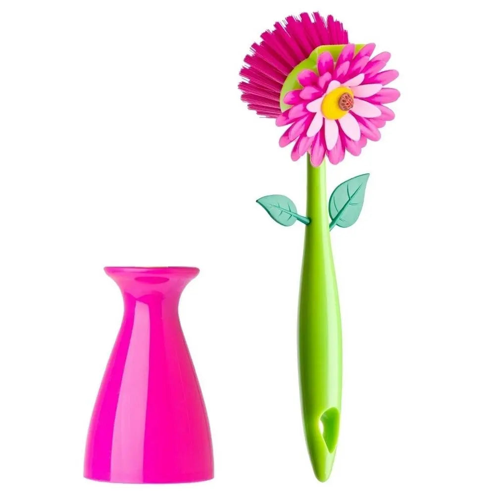 Dish Brush With Vase