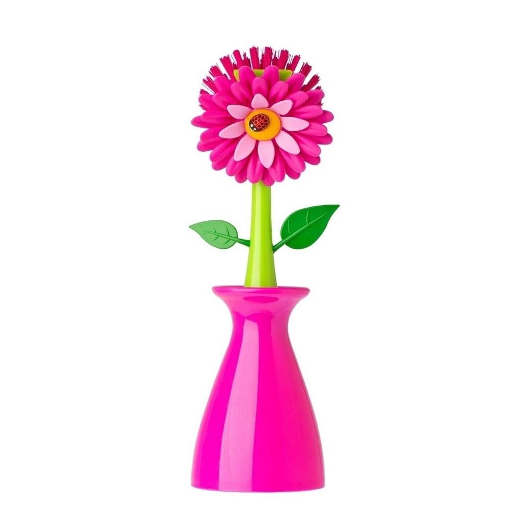 Dish Brush With Vase