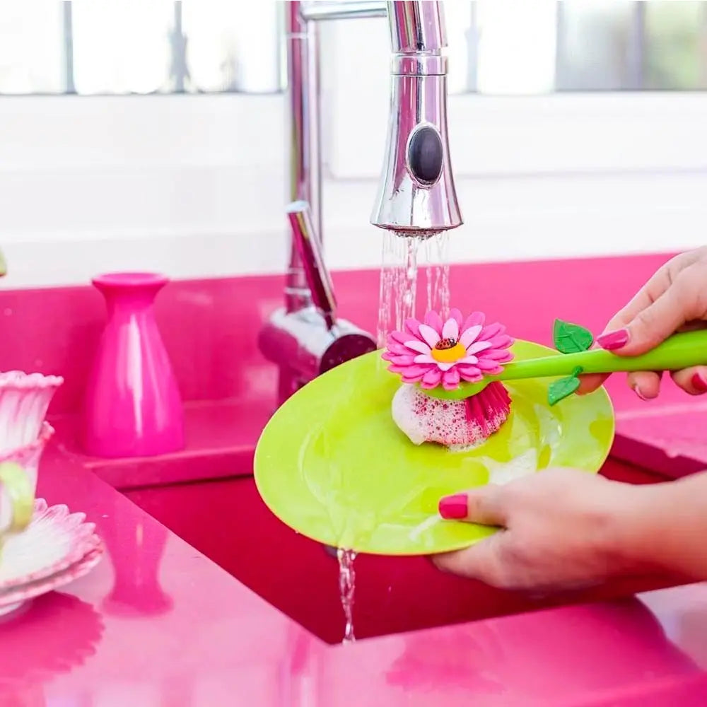 Dish Brush With Vase