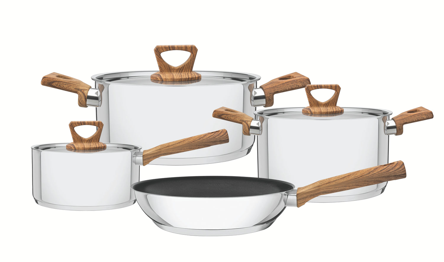 Tramontina 4-Piece Brava Cookware Set - Non Stick