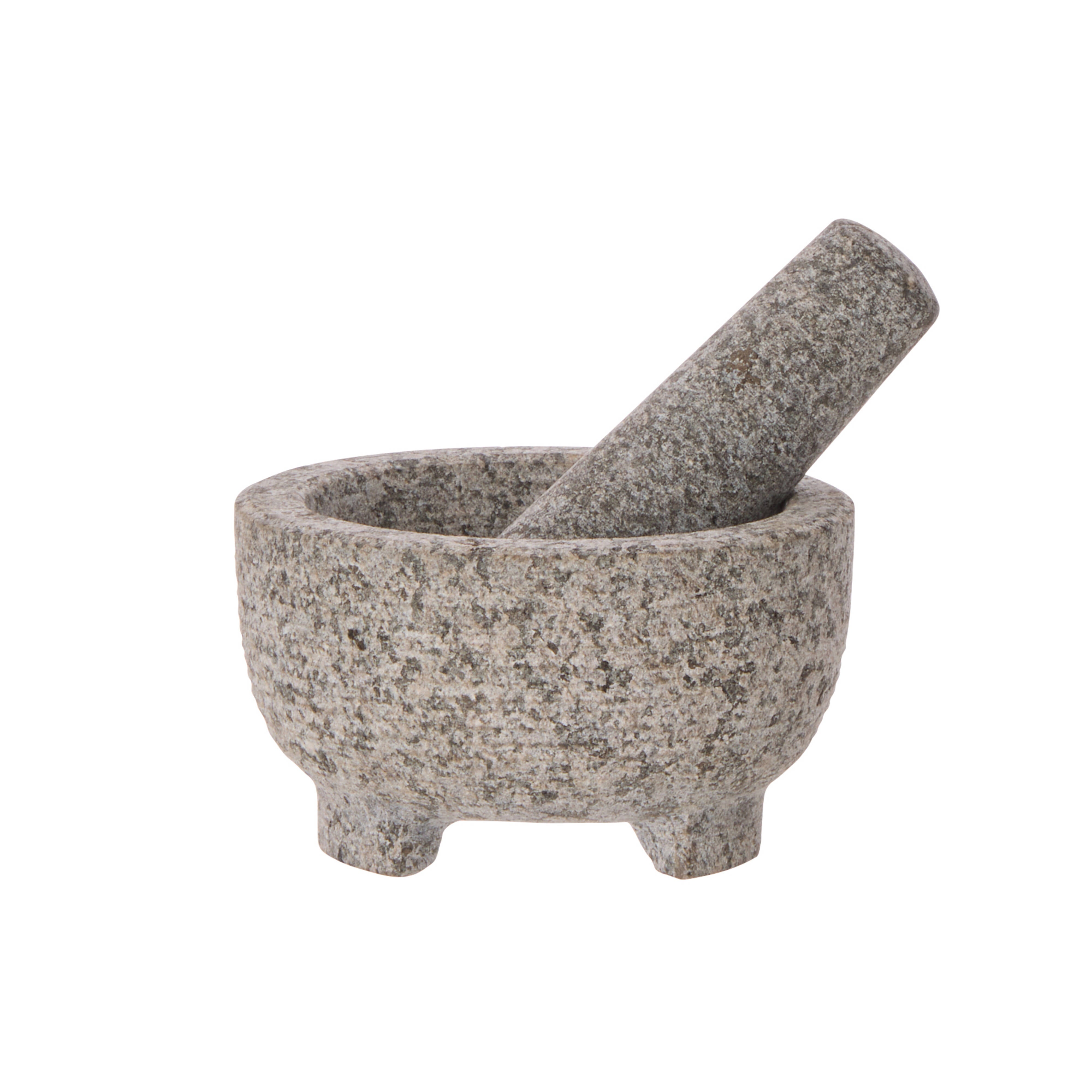Davis & Waddell Granite Mortar & Pestle 12x12x7cm Grey
