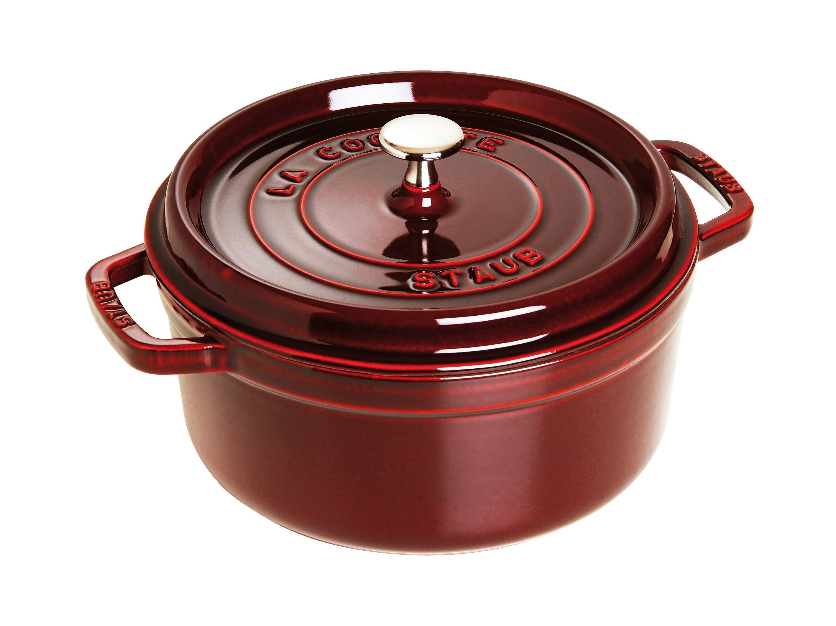 Staub Round Cocotte - 18cm  Grenadine