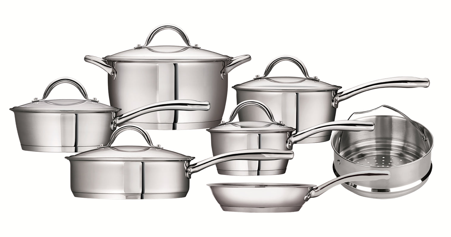 Tramontina Professional 7-Piece Stainless Steel Cookware Set