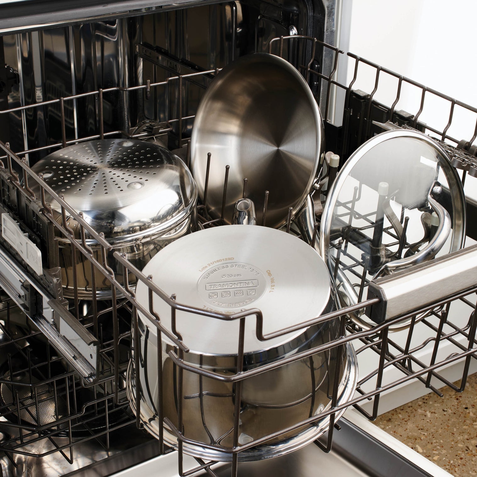 Tramontina Professional 7-Piece Stainless Steel Cookware Set