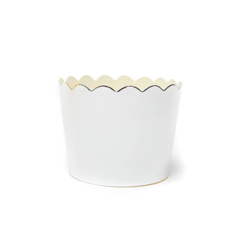Papyrus Foil Card Baking Cups Silver 25 Pack