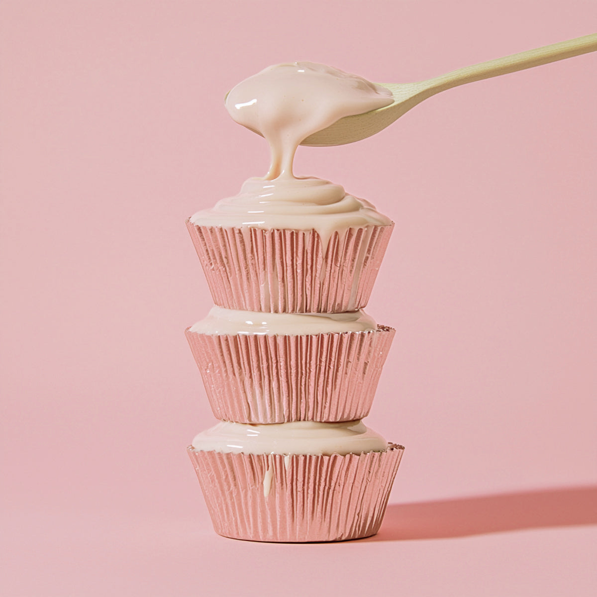 Papyrus Standard Foil Baking Cups Base Pastel Pink 50mm 50 Pack