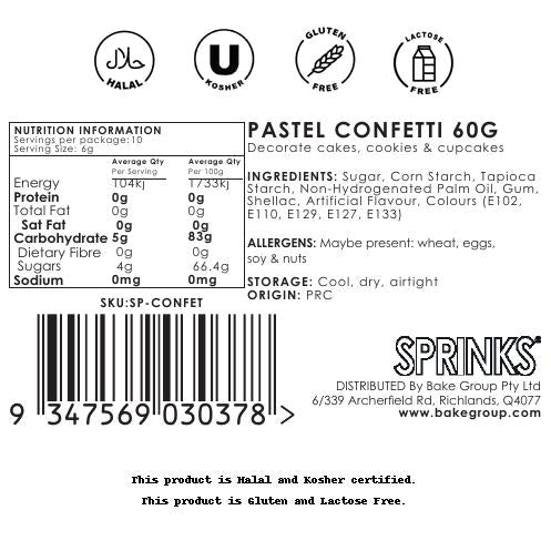 Sprinks Pastel Confetti 60g