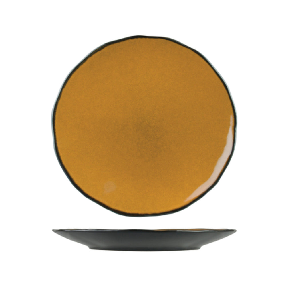 Longfine Uniq Sandstone Round Coupe Plate