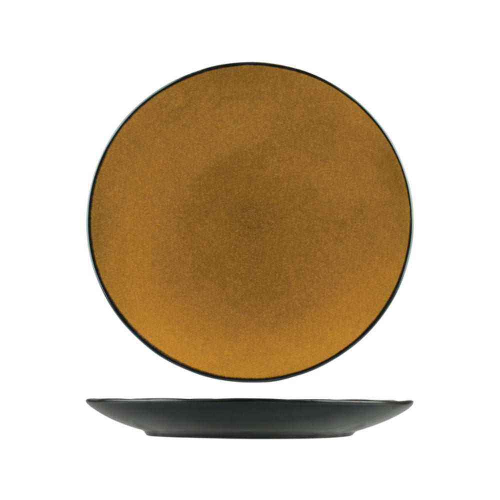 Longfine Uniq Sandstone Round Coupe Plate