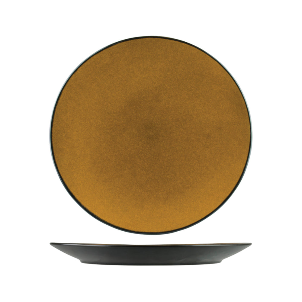 Longfine Uniq Sandstone Round Coupe Plate