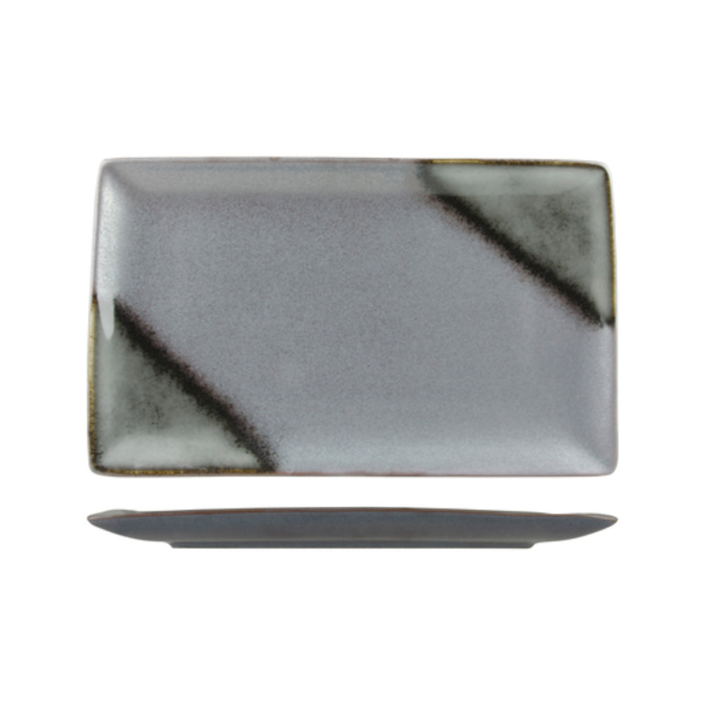 Longfine Uniq Metallic Matte Rectangular Platter 320x180mm