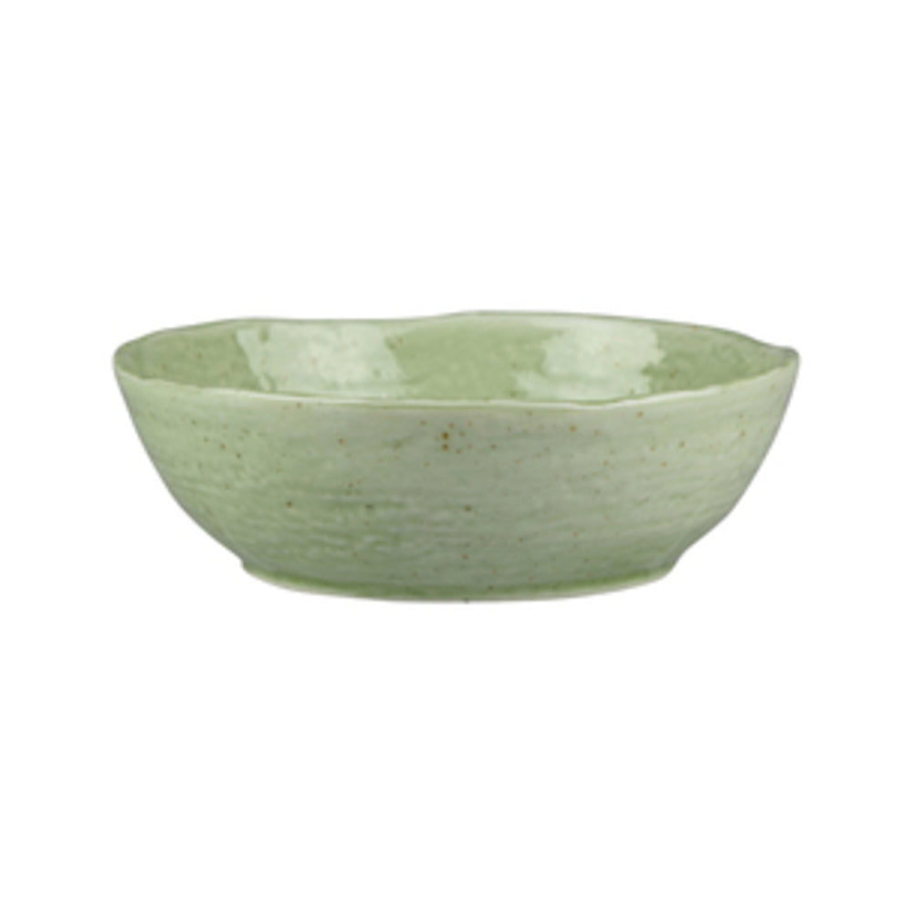 Longfine Uniq Jade Green Round Bowl