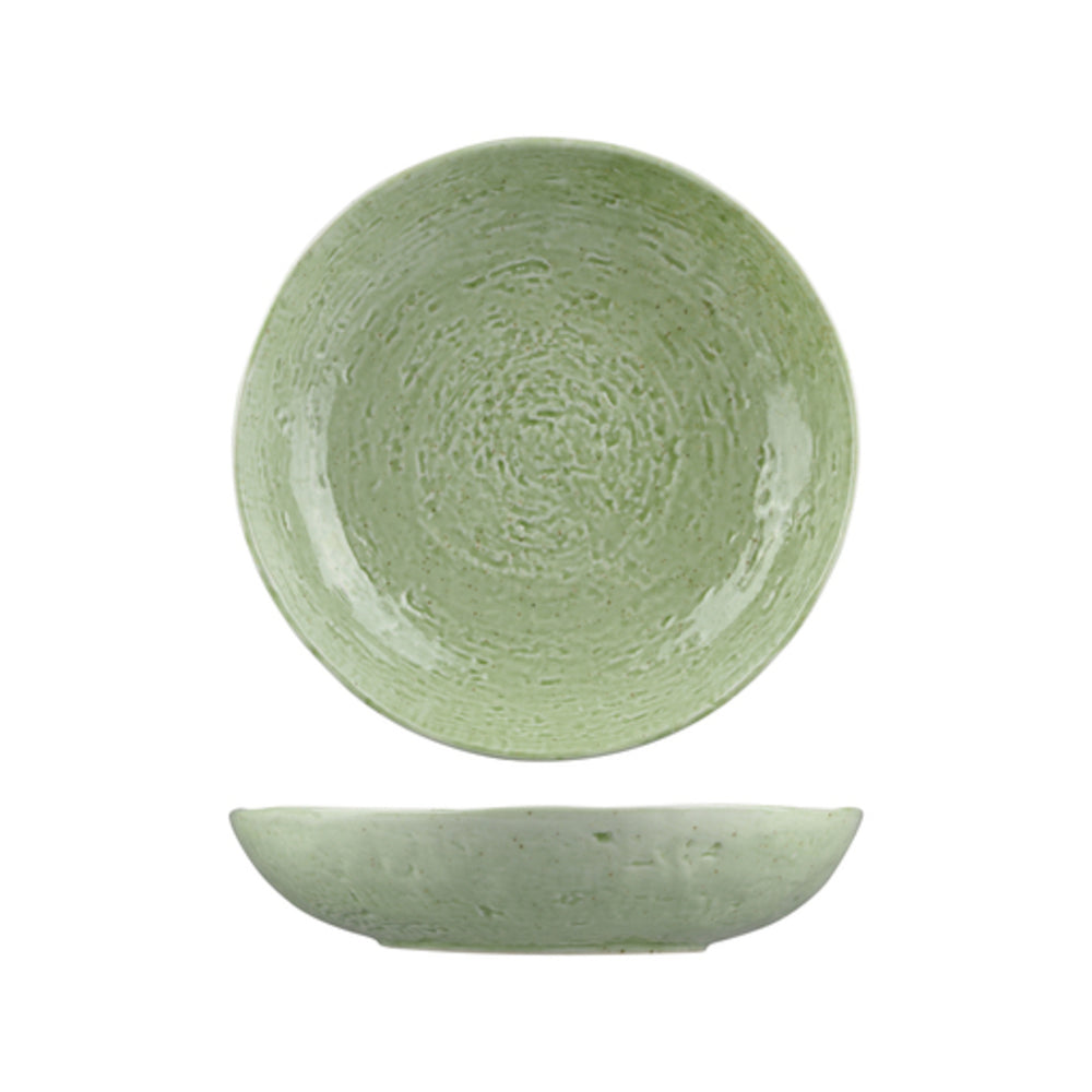 Longfine Uniq Jade Green Round Bowl