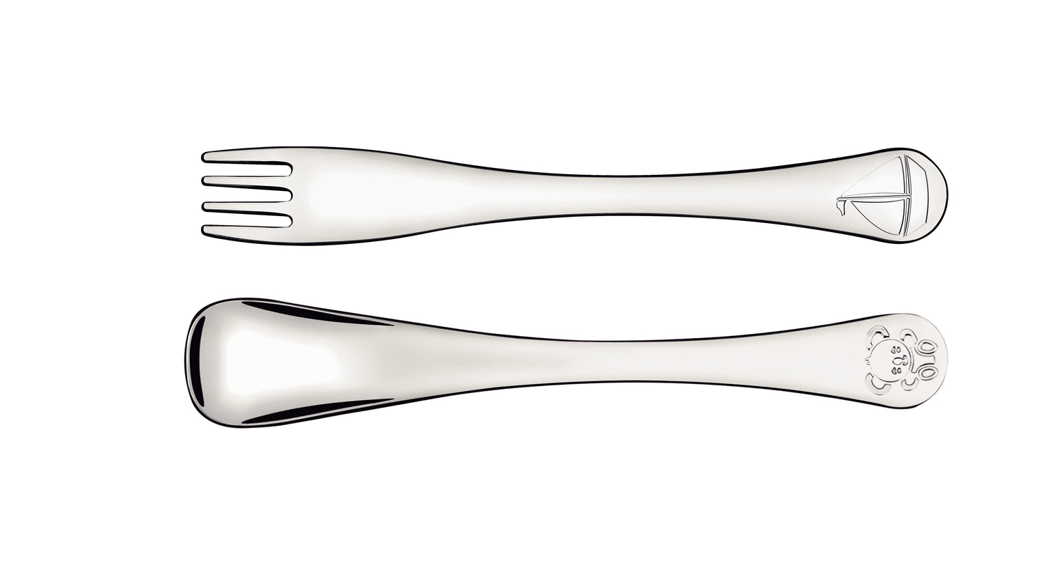 Tramontina Le Petit Boys' Cutlery Set – 2 Piece – Stainless Steel with Glossy Finish