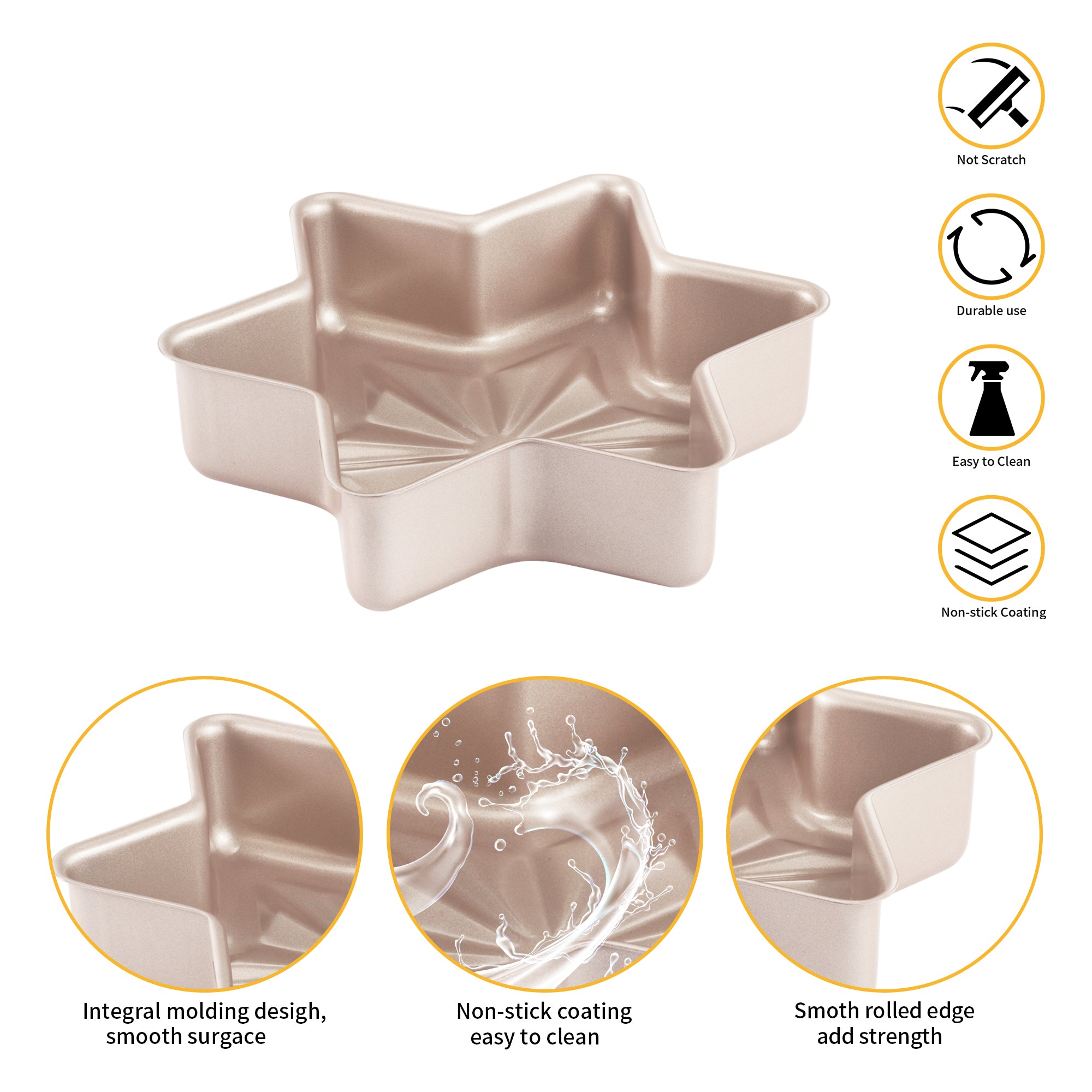CHEFMADE Star Cake Pan 21cm (WK9142)