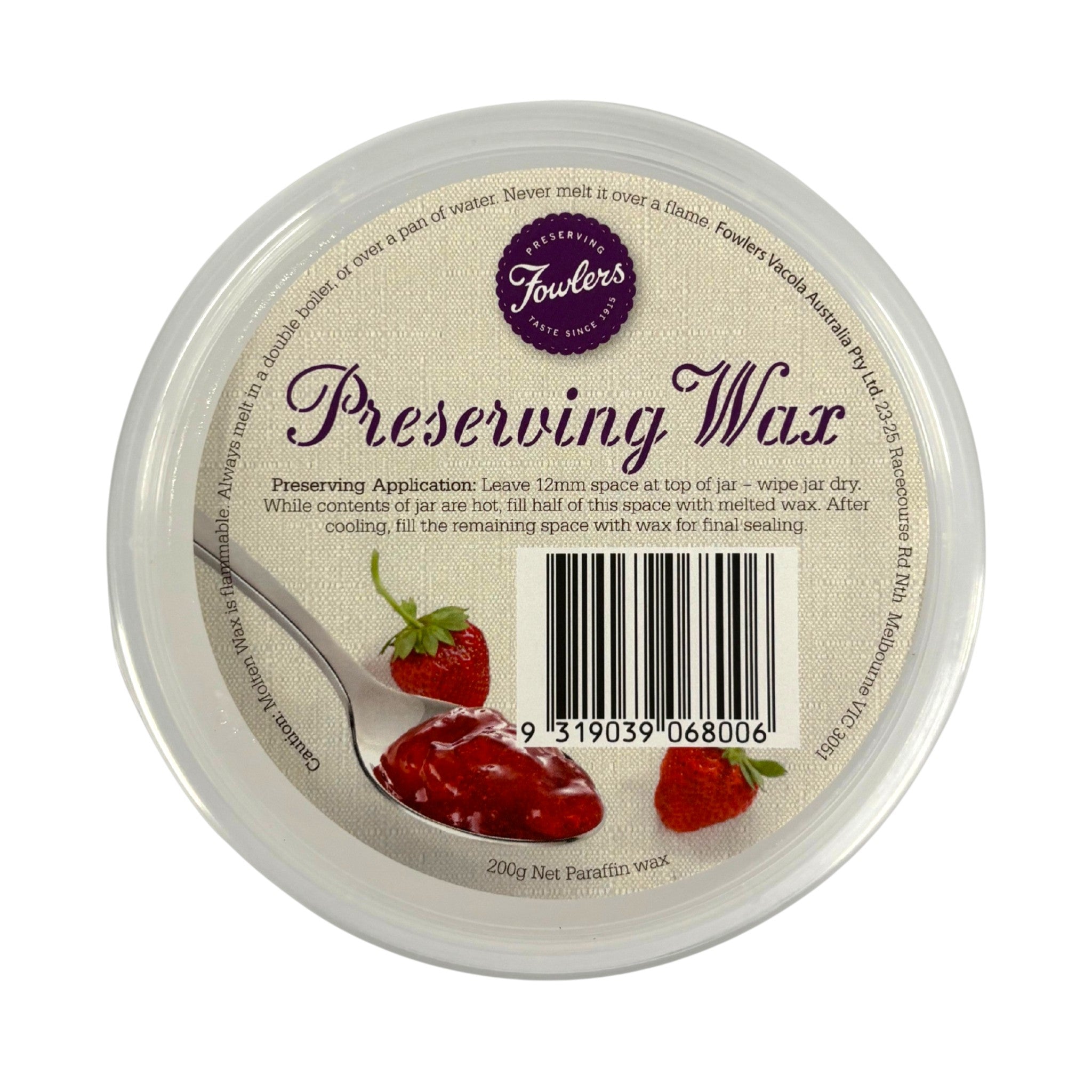 Fowlers Vacola Preserving Wax