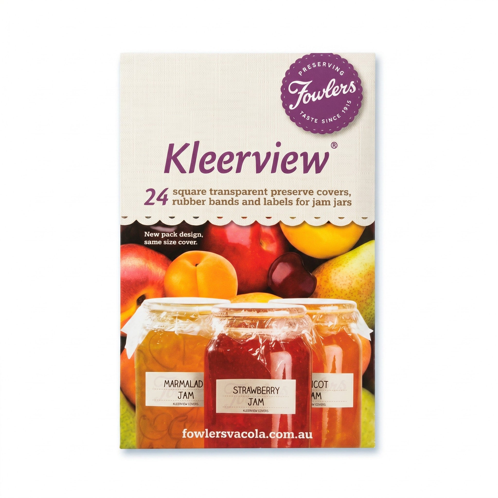 Fowlers Vacola Kleerview Covers - 24 Pack