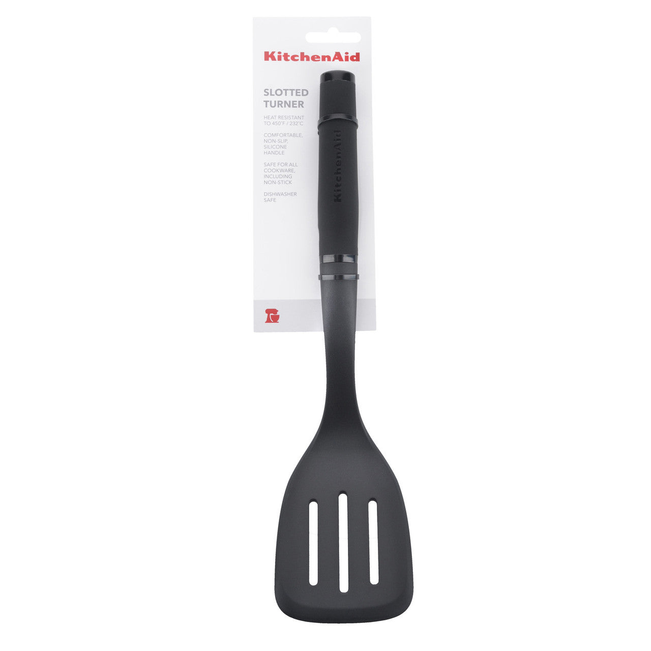 KitchenAid Soft Touch Nylon Slotted Turner (Black)