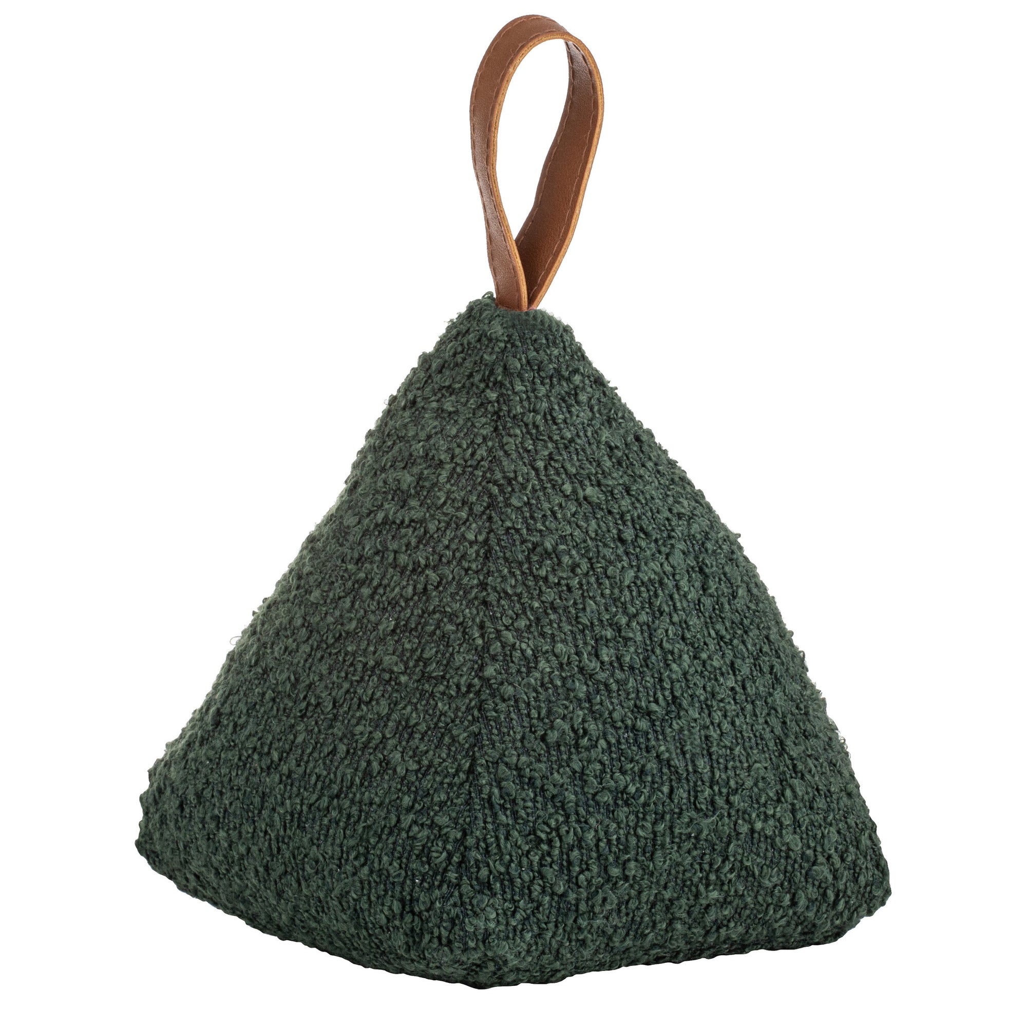 Ladelle Boucle Forest Green Door Stop