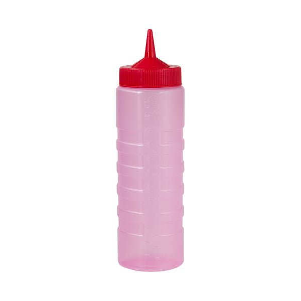 CaterRax Sauce Bottle (750ml - Red) (Red Body - Red Top)