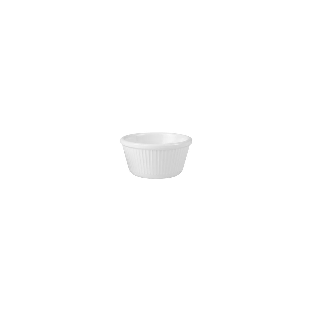 Ryner Ramekin - Fluted (85mm Ø 50mm H 120ml - White)