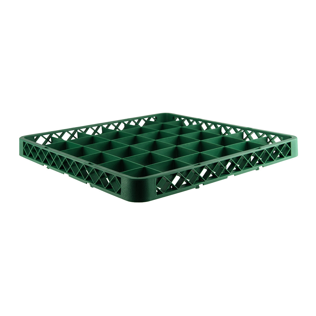 Chef Inox Glass Rack Extender 36 Compartment Green 490x490x45mm