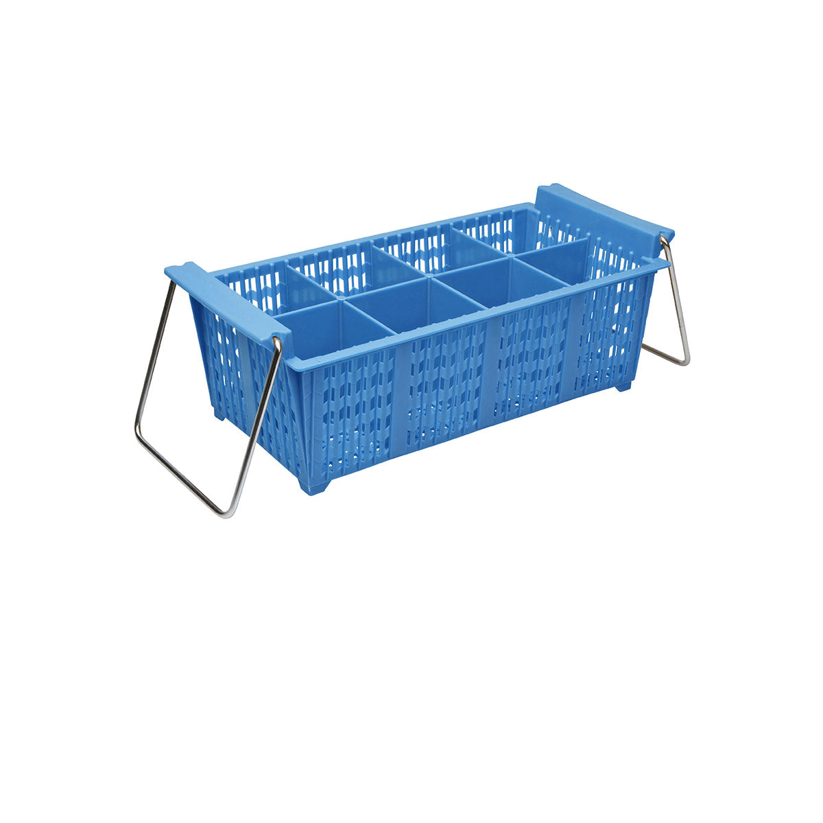 CaterRax 8 Compartment Cutlery / Flatware Basket with Handles