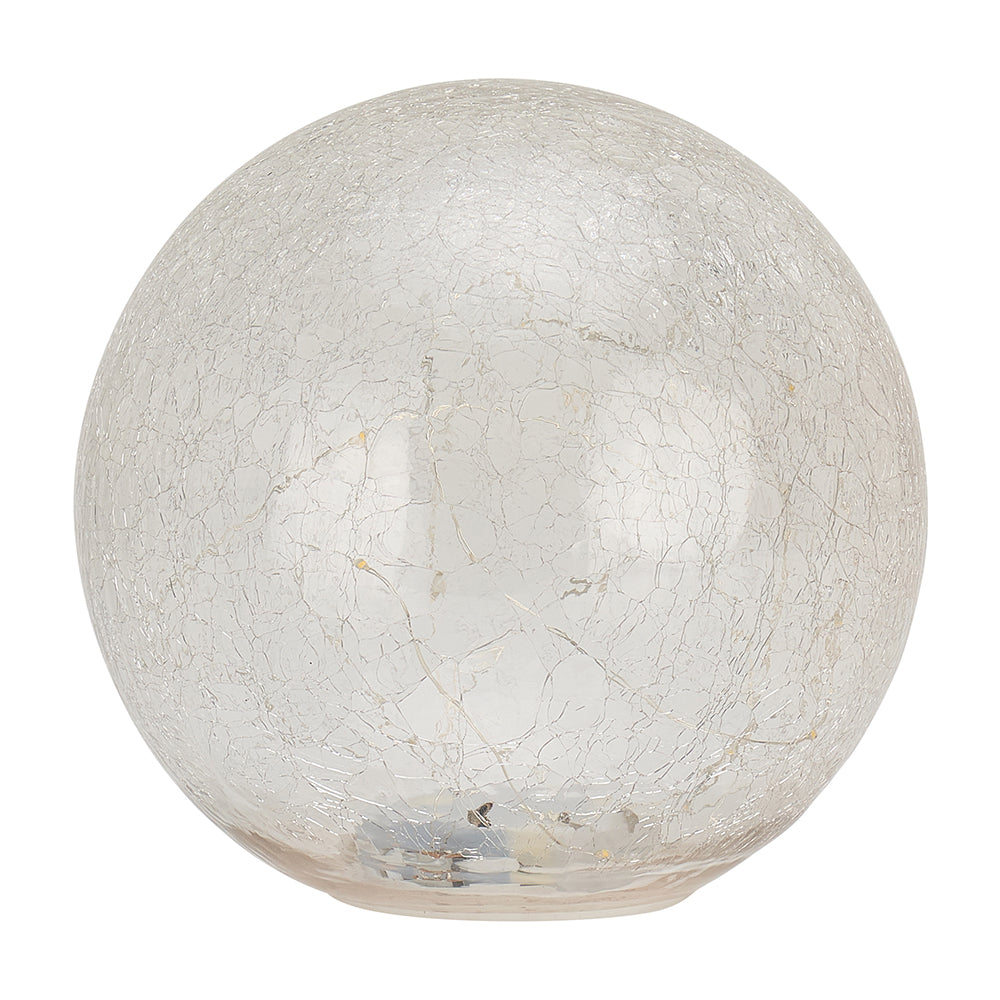 Annabel Trends Glass Crackle Light Ball Large