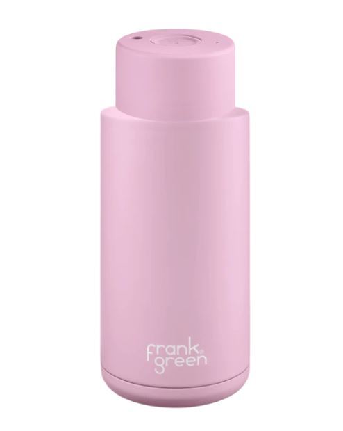 Frank Green 34oz Ceramic Bottle Push Button - Lilac