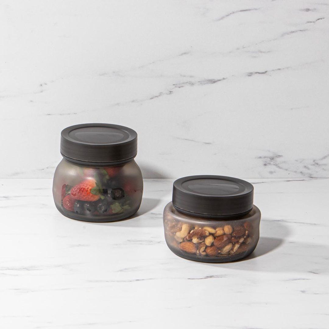 Eco Ladelle Eco Flexi Charcoal 2pk Medium Jar