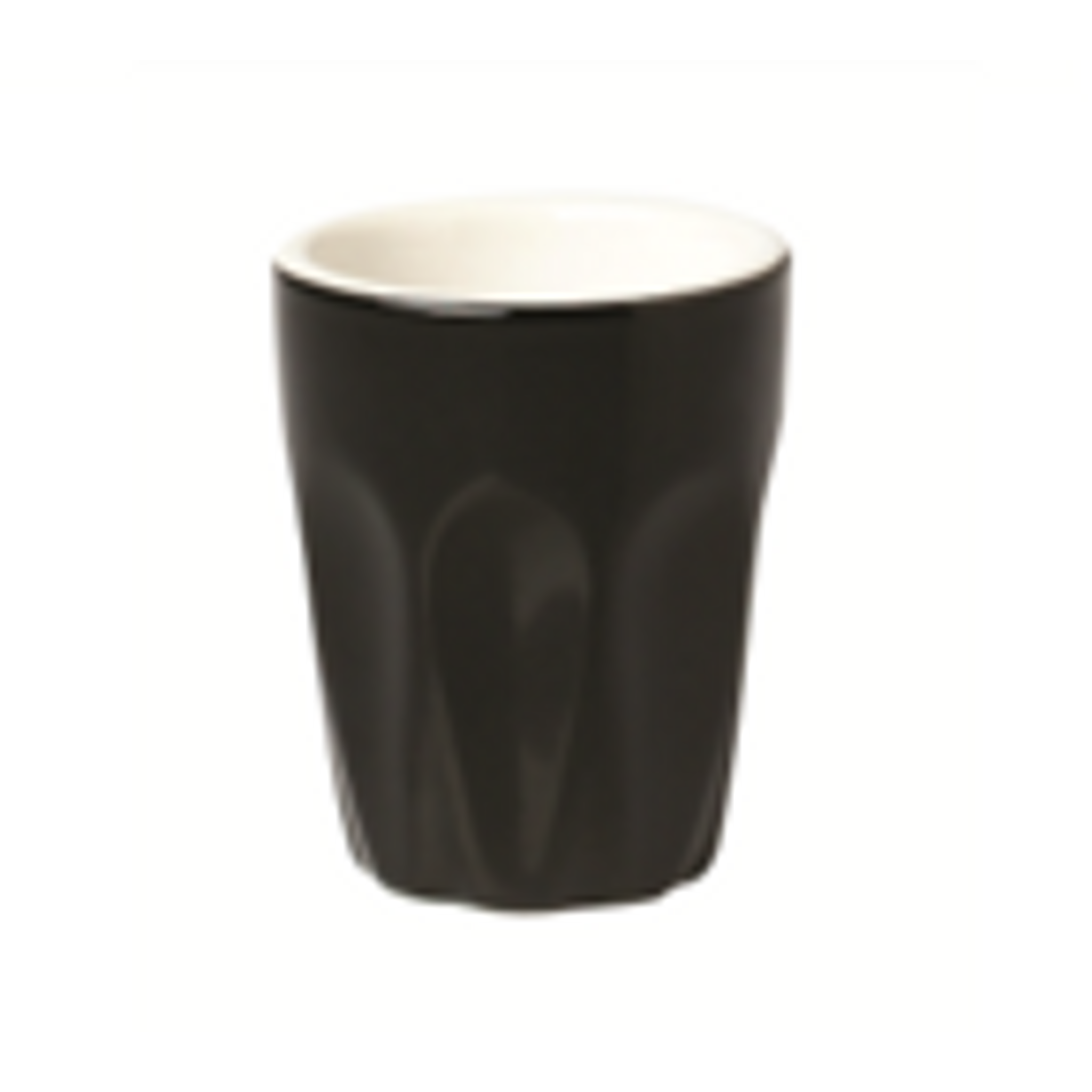 Incasa Macchiato Cup Matt Black (90ml) 6 Pack