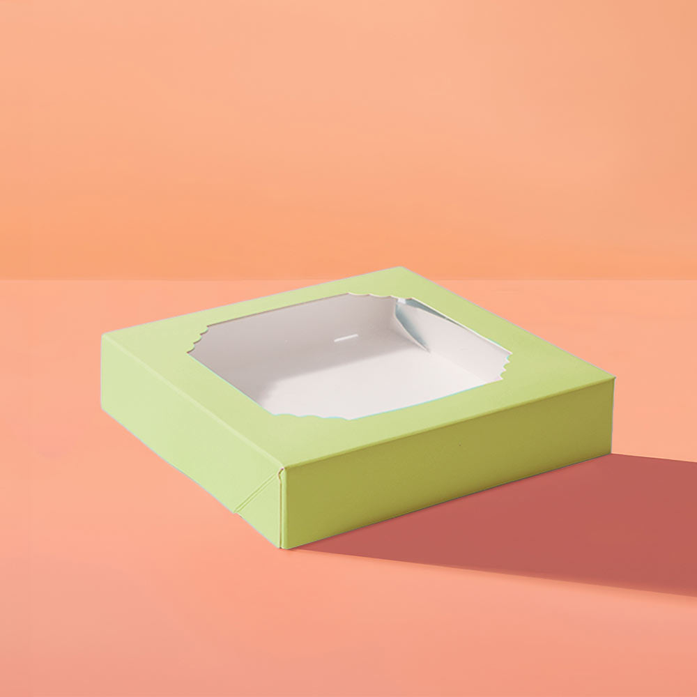 Papyrus Scalloped Large Treat Box Pastel Green 5 Pack