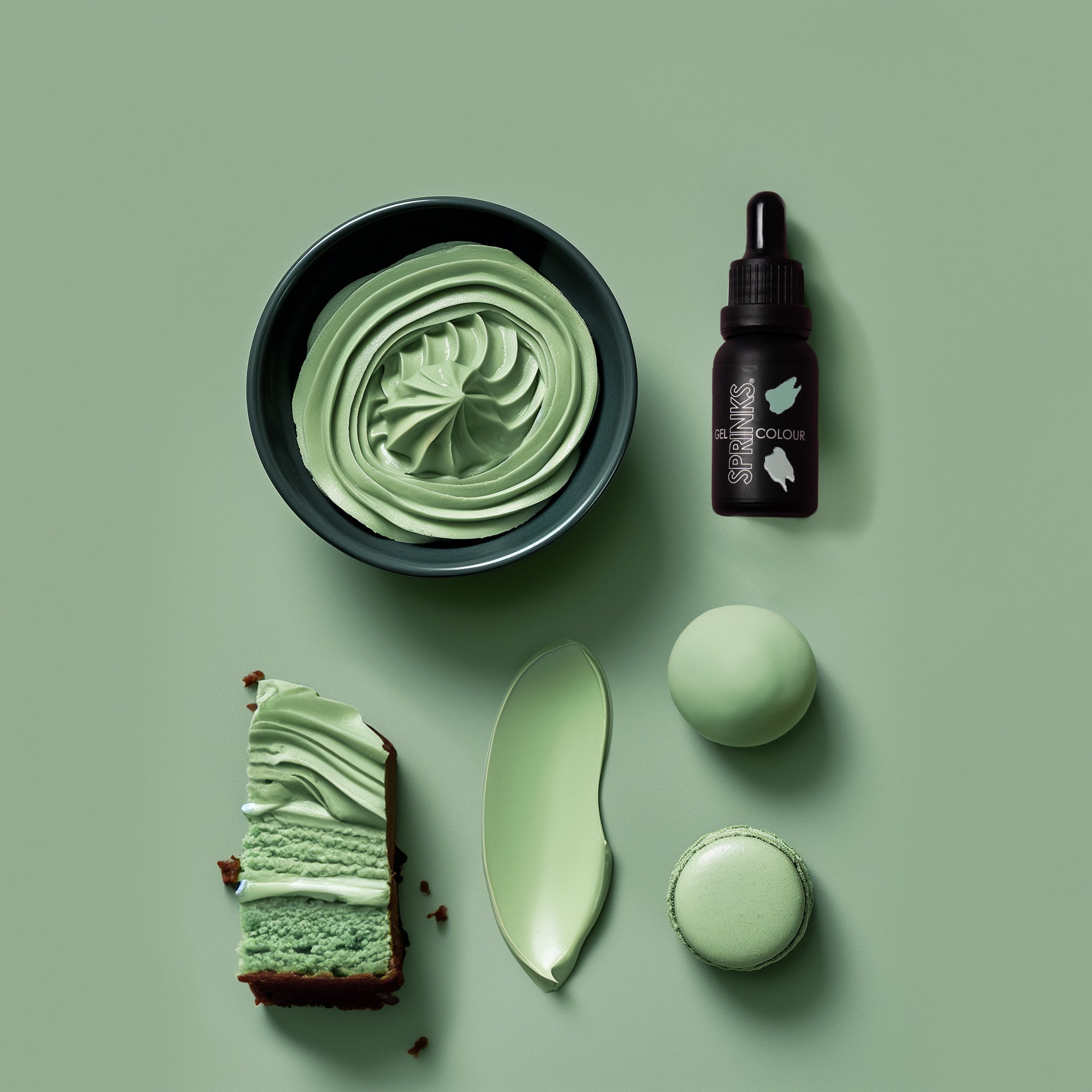 Sprinks Sage Gel Colour 15ml