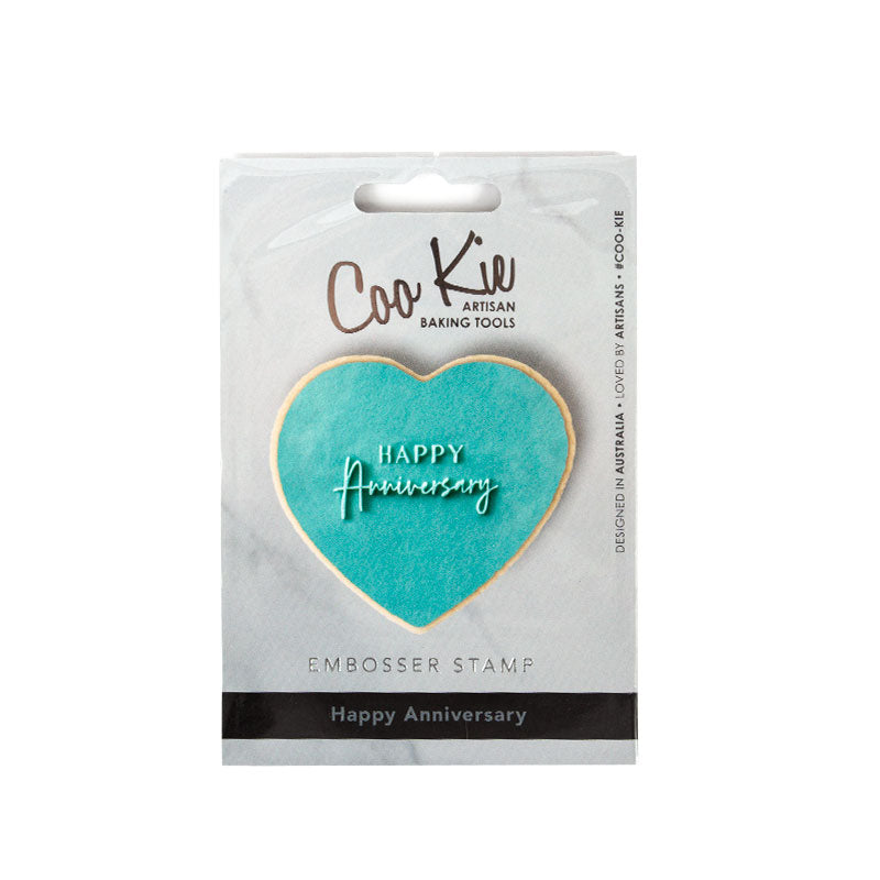 Coo Kie Embosser Stamp Happy Anniversary