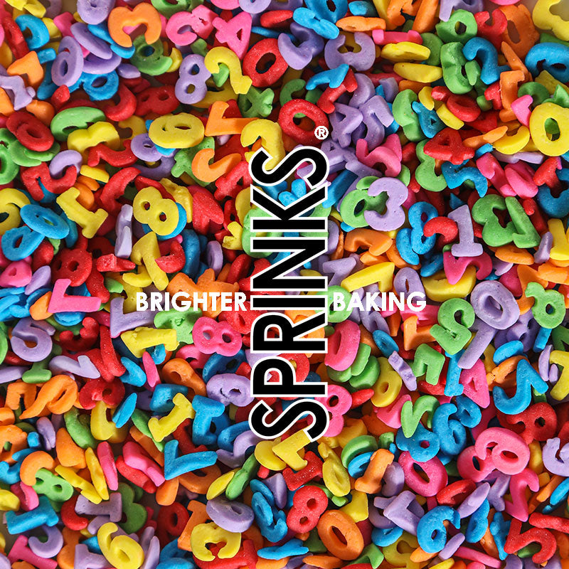 Sprinks Mixed Numbers Sprinkles 450g
