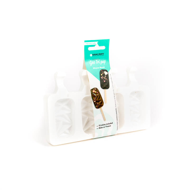 Sugar Crafty Silicone Mould Mini Geo Tri Pop