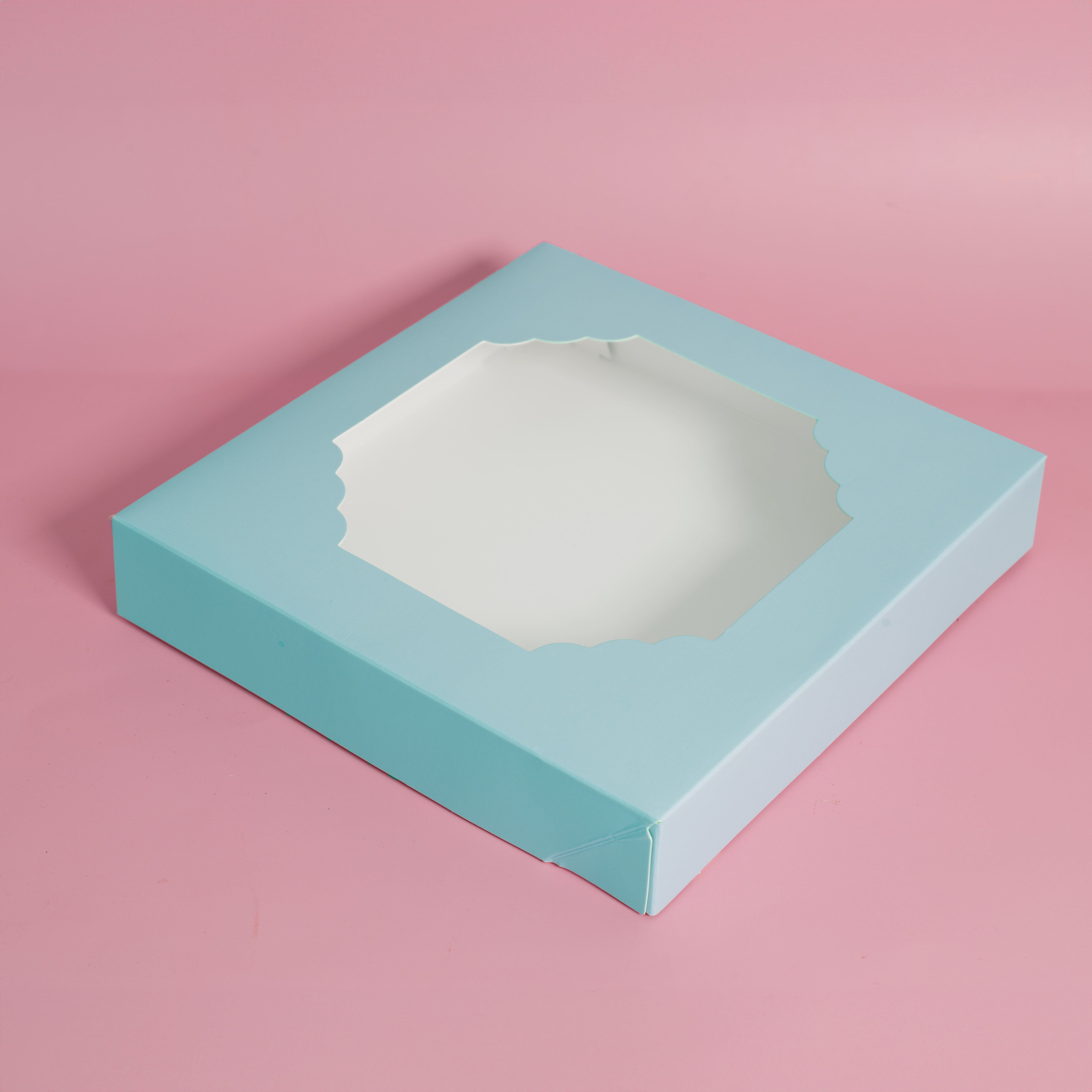 Papyrus Scalloped Large Treat Box Pastel Blue 5 Pack