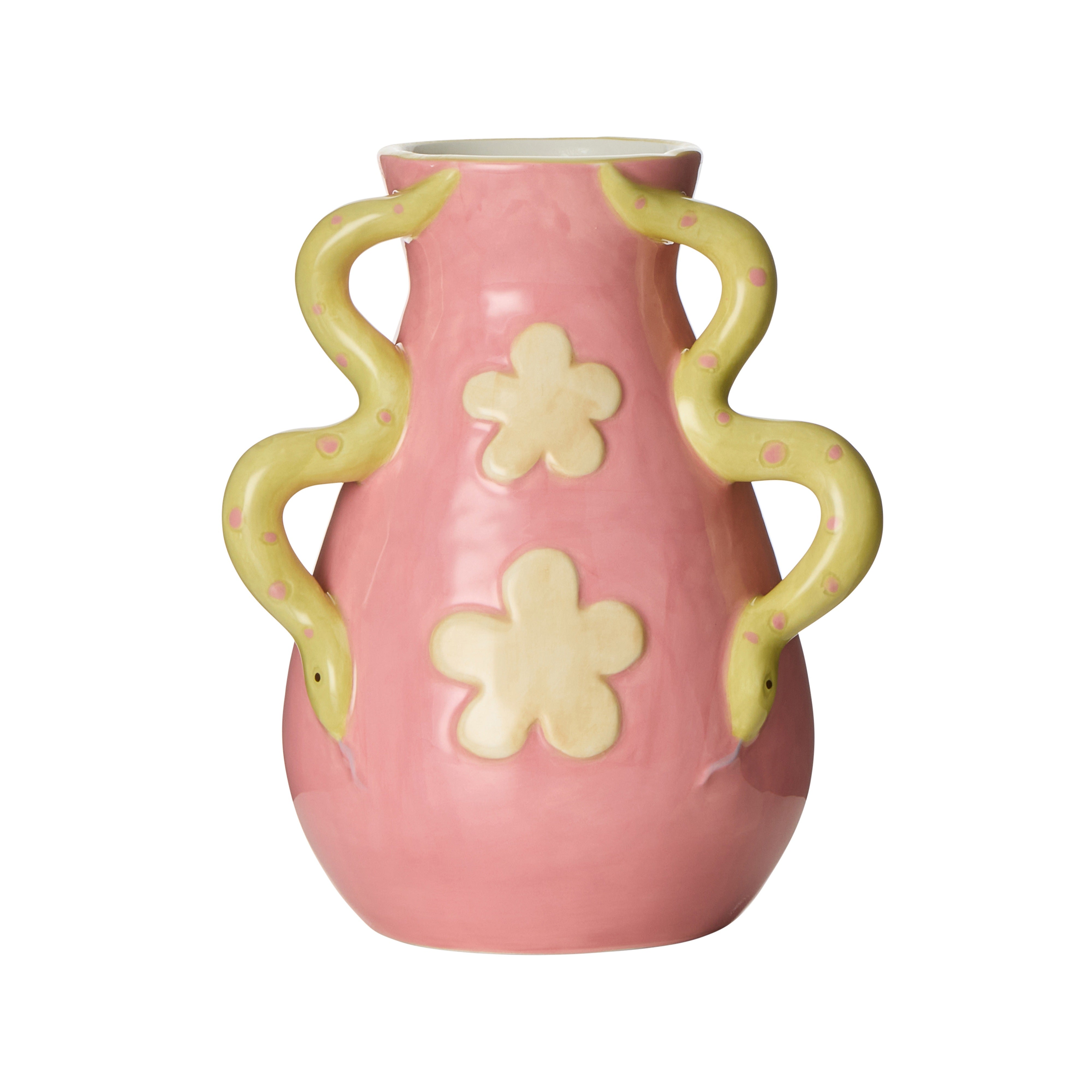 Emporium Naja Vase Collection Pink & Green