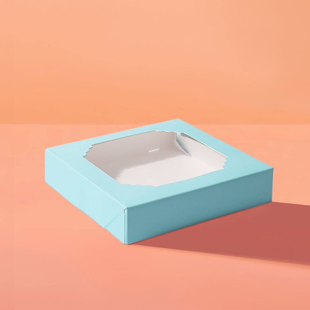 Papyrus Scalloped Large Treat Box Pastel Blue 5 Pack