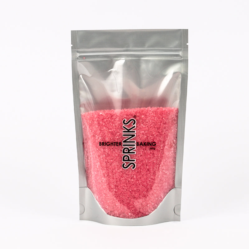 Sprinks Sanding Sugar Pink 500g